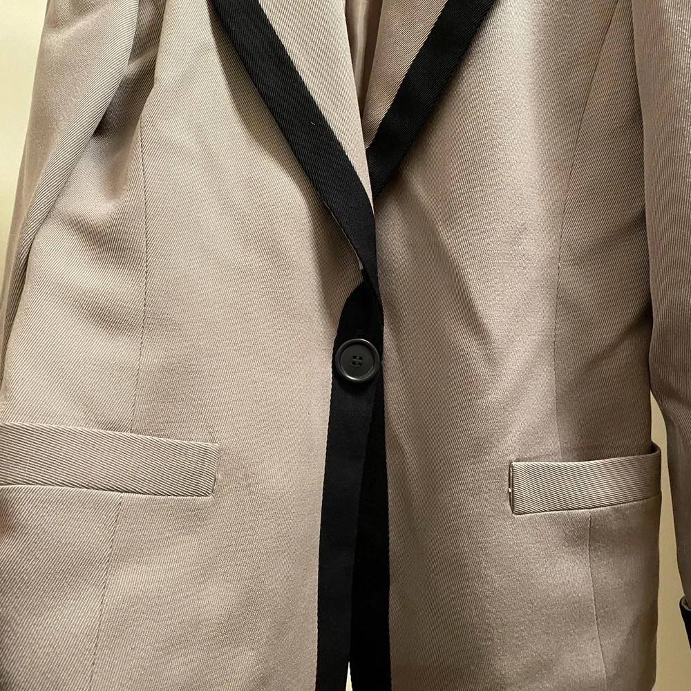 Vintage Christian Dior Tan with Black Accent Detailing